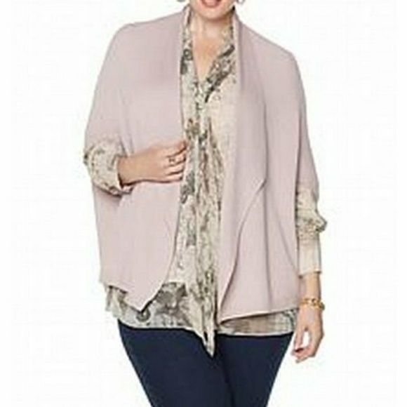 MELISSA MCCARTHY SEVEN7 Batwing Flyaway Cardigan XS. - Picture 5 of 5